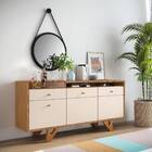 Buffet Aparador Ônix 2 Portas 2 Gavetas Carvalho Intense Off