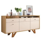 Buffet Aparador Ônix 2 Portas 2 Gavetas Freijó Off White Tana