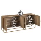 Buffet Aparador Organico 4 Portas 180 Cm 28075 Artesano