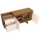Buffet Aparador Ouro 2 Portas 2 Gavetas Nature Off White Tana