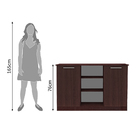 Buffet Aparador para Sala de Jantar Madesa 2 Portas