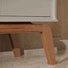 Buffet Aparador Paris 4 Portas 168cm Pés Em Madeira Maciça Gi