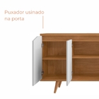 Buffet Aparador Pass 4 Portas Babus - Cedro / Branco
