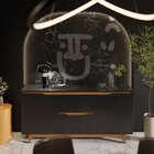 Buffet Aparador Retrô 2 Portas 2 Gavetas Pés Em Madeira Flow