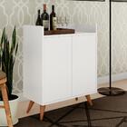 Buffet Aparador Retrô Cantinho Do Café Barletta Branco - Move