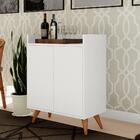 Buffet Aparador Retrô Cantinho Do Café Barletta Branco - Move