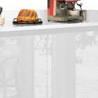 Buffet Aparador Retrô Clássico 2 Portas Branco Gloss - Moveis