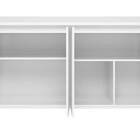 Buffet Aparador Retrô Clássico 4 Portas Off White - Moveisaqui