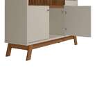 Buffet Aparador Retrô Com Bar Lucca Linea Brasil Freijó Off W