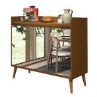 Buffet Aparador Retrô Com Espelho Delux 2 Portas Freijó - Mov