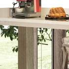 Buffet Aparador Retrô Com Espelho Delux 2 Portas Off White -