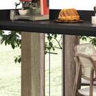 Buffet Aparador Retrô Com Espelho Delux 2 Portas Preto - Move