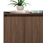 Buffet Aparador Retrô Delux 3 Portas Malbec - Moveisaqui