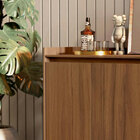 Buffet Aparador Retrô Delux 4 Portas Malbec - Moveisaqui