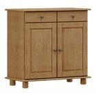 Buffet Aparador Rústico 100% Madeira Maciça 2 Portas 2 Gaveta