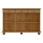 Buffet Aparador Rústico 100% Madeira Maciça 3 Portas 3 Gaveta