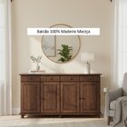 Buffet Aparador Rústico 100% Madeira Maciça 4 Portas 4 Gaveta