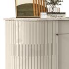 Buffet Aparador Sala De Estar 135cm Toni Z10 Off/calacata - M