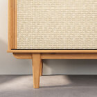 Buffet Aparador Sala Madeira Retrô 4 Gavetas Freijó Simona