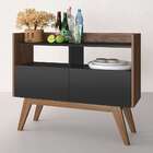 Buffet Aqua 2 Pt Preto