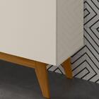 Buffet Ares Lux Quatro Portas 1.61 Off White/nature - Tebarro