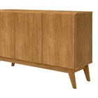 Buffet Ares Lux Três Portas 1.25 Nature - Tebarrot Móveis