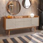 Buffet Armand Cedro Off White 4 Portas Com Puxadores Cava