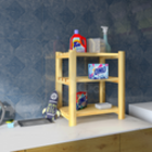 Buffet Armário Retrô 2 Portas 4 Pés Palito