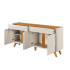 Buffet Aros 4 Portas Pés Madeira Maciça Mavaular