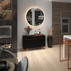 Buffet Assis Balcão Retrô Preto P/ Lavanderia