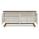 Buffet Atlanta Ii 4 Portas Off White E Madeira