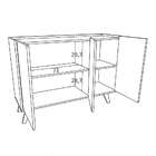 Buffet Austin 3 Pt Branco