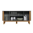 Buffet Balcão 1,65 Nicho E Prateleira Interna 4 Portas Califó