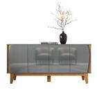 Buffet Balcão 1,65 Nicho E Prateleira Interna 4 Portas Califó