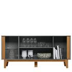 Buffet Balcão Aparador 4 Portas 165,2 Cm Organizador Multiuso