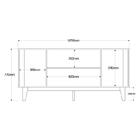 Buffet Balcão Aparador 4 Portas 165,2 Cm Organizador Multiuso