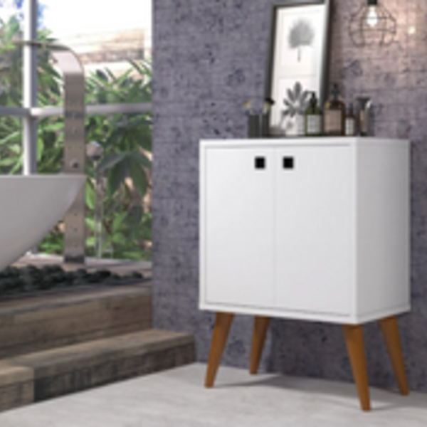 Buffet Balcão Armário De Cozinha Estilo Retrô P/ Microondas