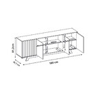 Buffet Balcão Facino Com Cristaleira Interna Dj Móveis