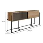 Buffet Balcão York 2 Pt Hanover E Preto