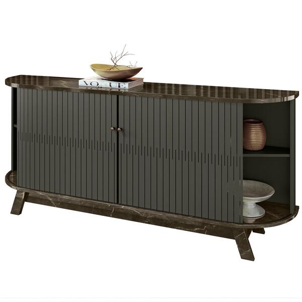 Buffet Bancada 4 Portas 183cm 3081 Mdt