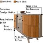 Buffet Bancada 4 Portas 183cm 3081 Mdt