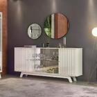 Buffet Bancada 4 Portas 22556 Creme Dj Moveis