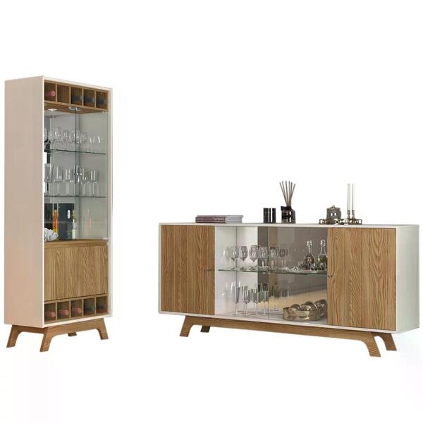 Buffet Bancada E Cristaleira 22556x21188 Dj Moveis