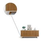 Buffet Bancada Mercuri 4 Portas Carvalho Europeu Creme Tana D