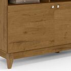 Buffet Bancada Positano Madero Canela - Lukaliam Móveis