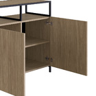 Buffet Bar Dinâmico New Hanover E Preto 135 Cm - D'rossi