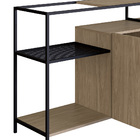Buffet Bar Dinâmico New Hanover E Preto 135 Cm - D'rossi