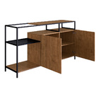 Buffet Bar Dinâmico New Vermont E Preto 135 Cm - D'rossi