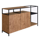 Buffet Bar Dinâmico New Vermont E Preto 135 Cm - D'rossi