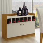 Buffet Bar Napoli Leifer Moveis Braúna